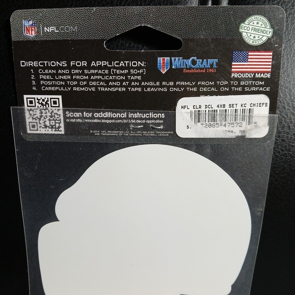 Chiefs Decals Set Of Two New In Package! - Picture 3 of 3